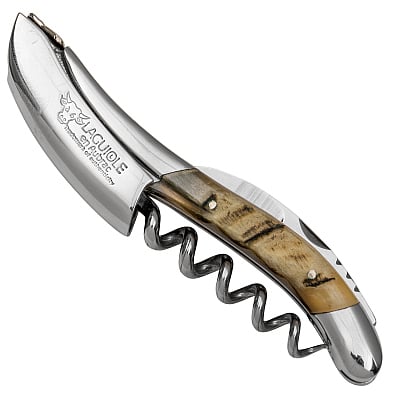 Laguiole and Aubrac Waiter's Knife Ramshorn