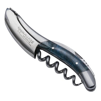 Laguiole en Aubrac Kelnersmes Blue Poplar Burl