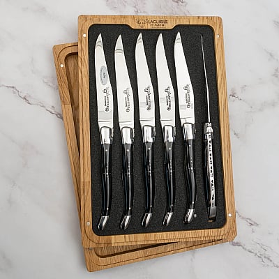 Laguiole en Aubrac Steakmessen BuffelHoorn