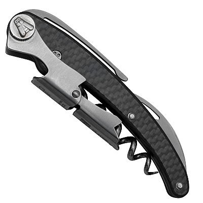 Laguiole Waiter's Knife Claude Dozorme Carbon Fiber