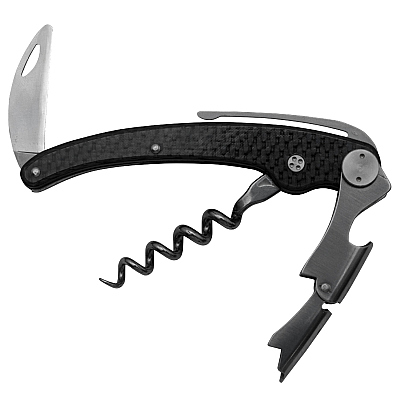 Laguiole Waiter's Knife Claude Dozorme Carbon Fiber