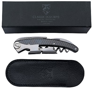 Laguiole Waiter's Knife Claude Dozorme Carbon Fiber