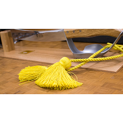 Laguiole champagne saber oak wood