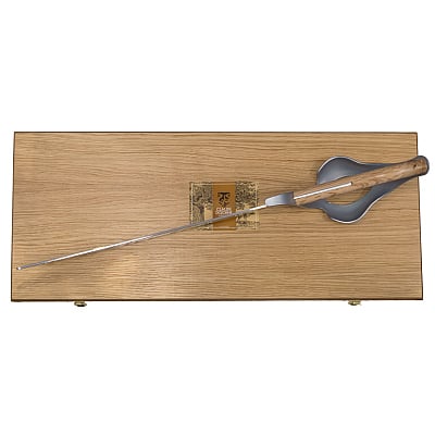 Laguiole Champagne saber Oak + Champagne Case