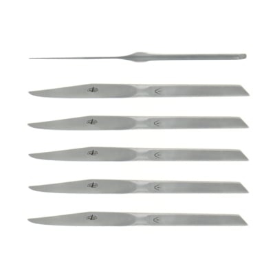 Forge de Laguiole Steakmessen Dayat Satijn (6 stuks)