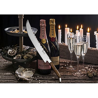 Laguiole Style de Vie Champagne Saber Olive Wood 