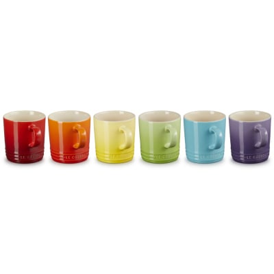 Le Creuset Mokken Rainbow 350 ml 6 Kleuren