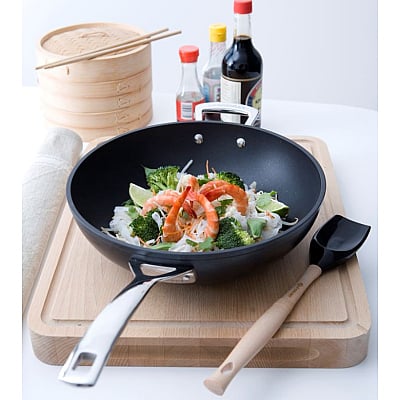 Le Creuset TNS Les Forgees Wok 30cm