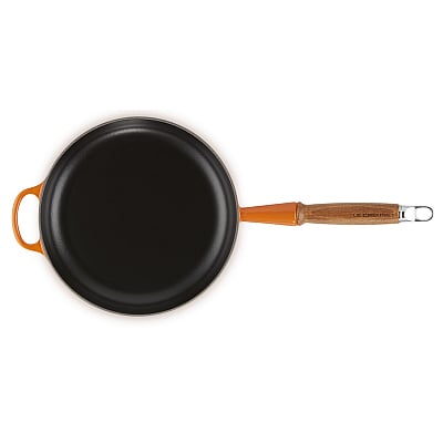 Le Creuset Signature Cast Iron Frying Pan Orange Red 24 cm 