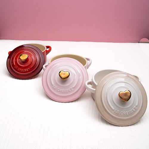 Le Creuset Cocotte Meringue Hartvormige knop