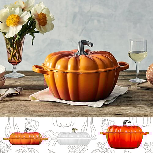 Le Creuset Signature Casserole Pumpkin 24 cm Orange Red