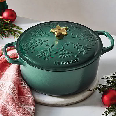 Le Creuset Signature Braadpan 24 cm Noel