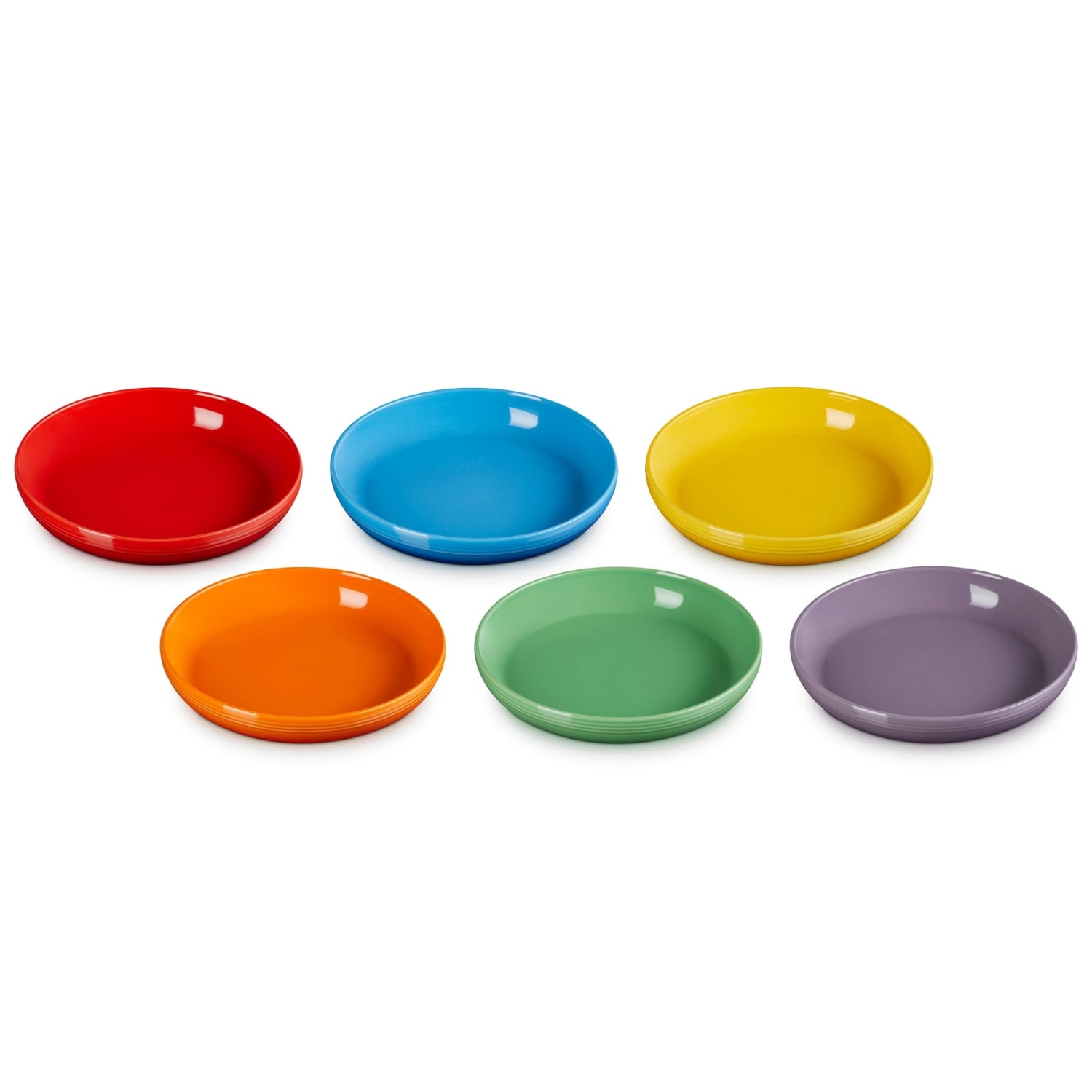 Le Creuset Diepe Borden Coupe Collectie Rainbow 6 Kleuren (2025