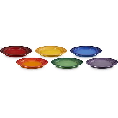 Le Creuset Ontbijt Borden Rainbow 6 Kleuren (2025)
