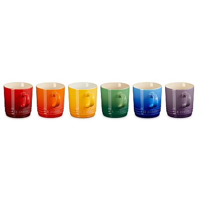 Le Creuset Koffiebekers Rainbow 200 ml 6 Kleuren (2025)