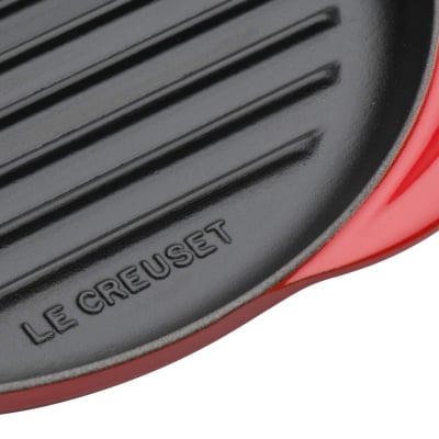 Le Creuset Grillpan Rond 25 cm Rood