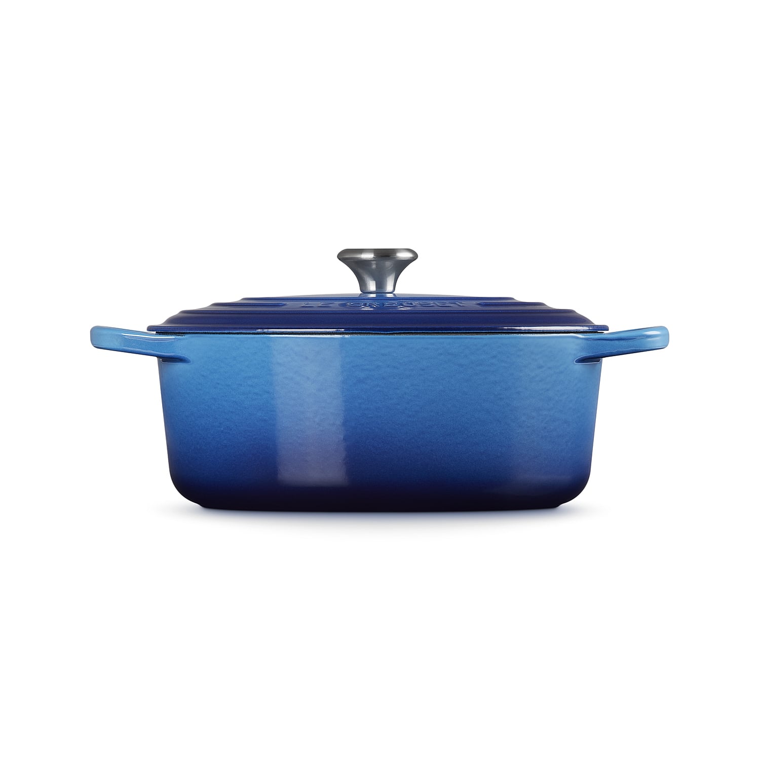 Le Creuset Signature Braadpan Ovaal 27 cm Azure Blauw