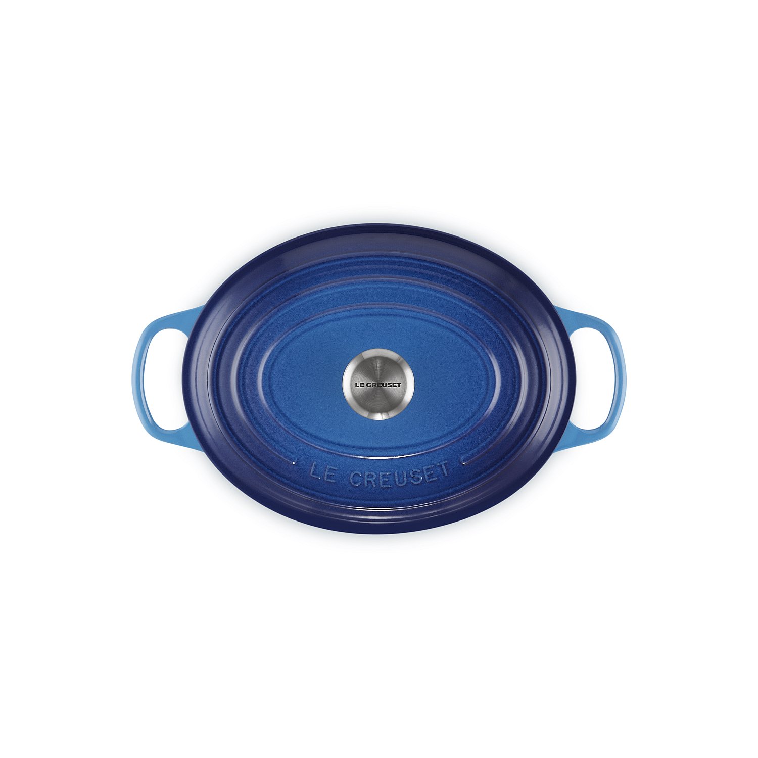 Le Creuset Signature Casserole Oval 31 cm Azure Meesterslijpers