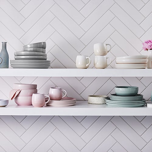 Le Creuset Diner Bord 27 cm Coupe Collectie: Shell Pink