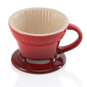 Le Creuset Earthenware Coffee Filter Holder Red