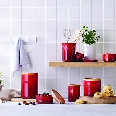 Le Creuset Spatula Pot Cherry Red