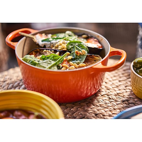 Le Creuset Signature Bräter 26 cm Orange Rot