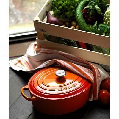 Le Creuset Signature Casserole Oval 29 cm Orange Red