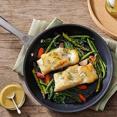 Le Creuset Essential Non-Stick Pannenset 6-Delig