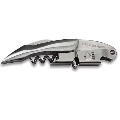 Le Creuset Waiter's knife / corkscrew stainless steel