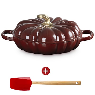 Le Creuset Signature Campagnard Pompoen Garnet 28 cm