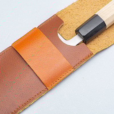 Liam's Knife Case Cognac Brown