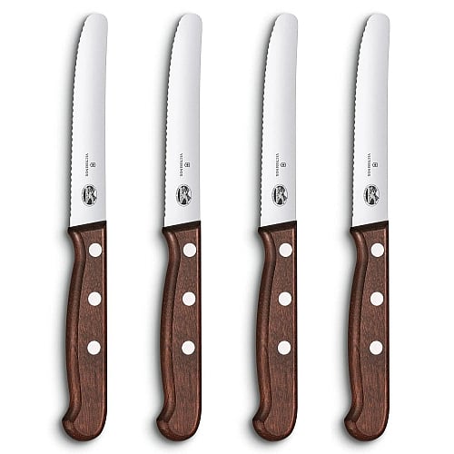 Victorinox Table Cutlery Carving Knife Maple Wood (4 Pieces)