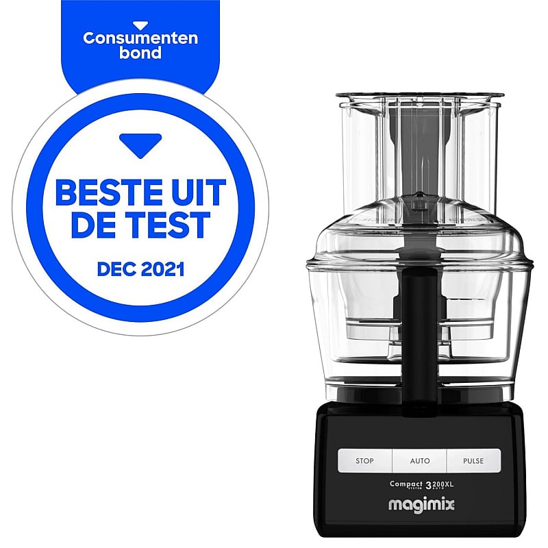 Magimix 3200 XL Compact Food Processor Zwart Meesterslijpers.nl