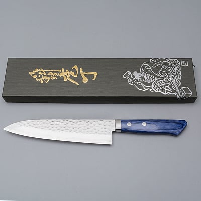 Masutani VG 10 Tsuchime Blau Kochmesser 18 cm