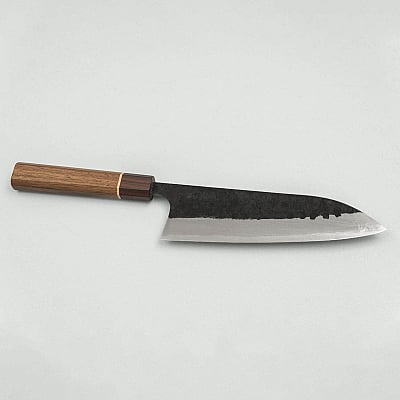 Matsubara Shirogami #1 Kurouchi Tsuchime Gyuto 21 cm