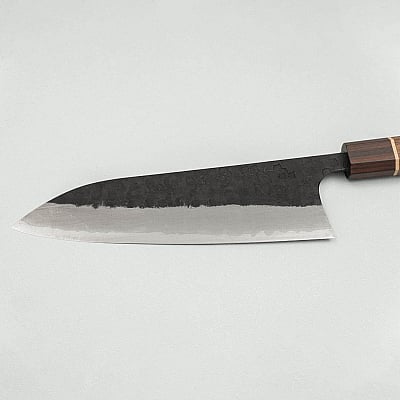 Matsubara Shirogami #1 Kurouchi Tsuchime Gyuto 21 cm