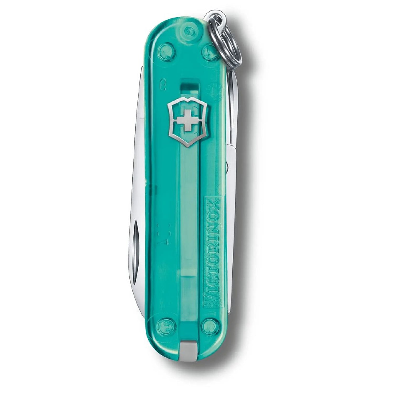 Victorinox Classic SD Transparant Tropical Surf Zakmes Meesterslijpers.nl