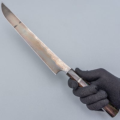 Nigara Aogami #2 Wrought Iron Sakimaru Yanagiba 30 cm