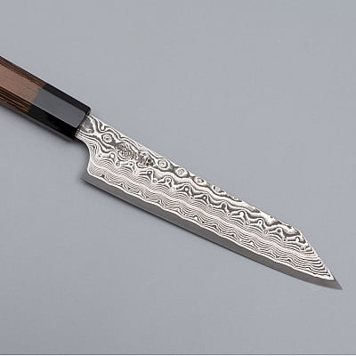 Nigara SG2 Damast Wenge Kiritsuke Petty 15 cm