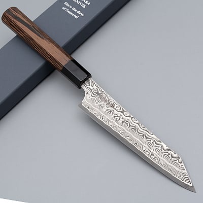 Nigara SG2 Damast Wenge Kiritsuke Petty 15 cm