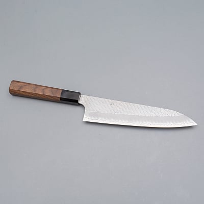 Nigara SG2 Tsuchime Migaki Walnut Gyuto 21 cm
