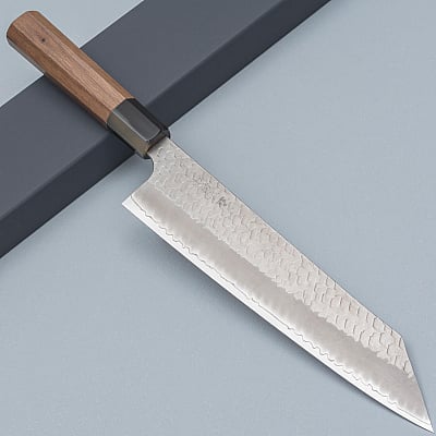 Nigara SG2 Tsuchime Migaki Walnut Kiritsuke 24 cm