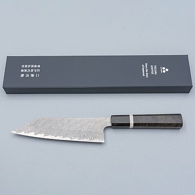 Nigara VG10 Tsuchime Damast Migaki Birch Bunka 18 cm