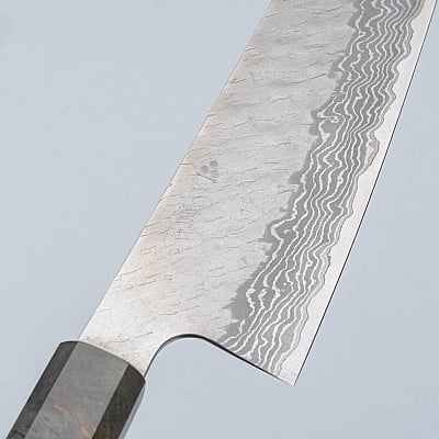 Nigara VG10 Tsuchime Damast Migaki Birch Gyuto 21 cm