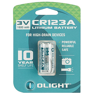 Olight CR123A Lithium Batterij