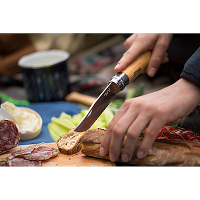 Opinel Zakmes no. 12 Gekarteld Roestvrij
