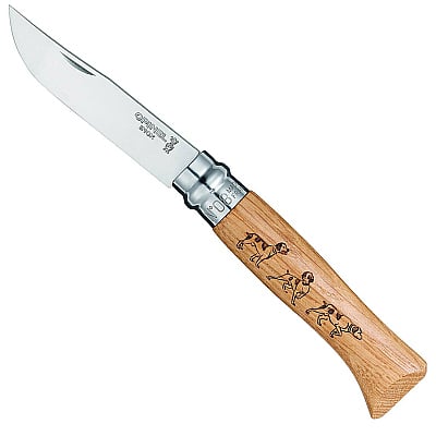 Opinel Zakmes no. 8 Eikenhout Roestvrij Honden