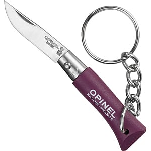 Opinel Zakmes no. 2 Paars met sleutelhanger 