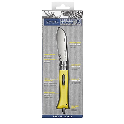 Opinel Zakmes no. 9 DIY Geel