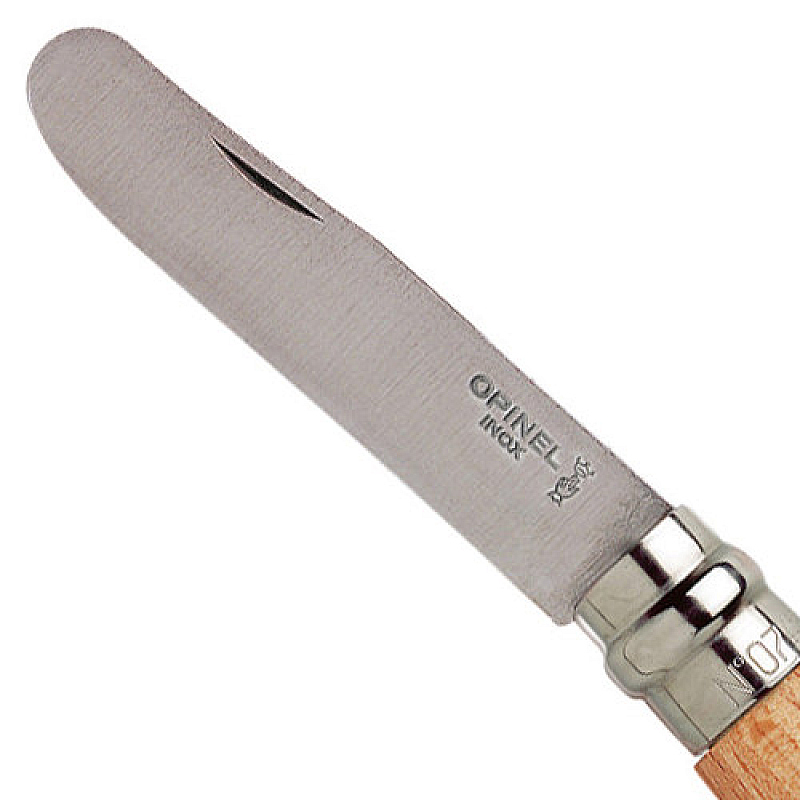opinel zakmes afgerond no. 7 roestvrij rood